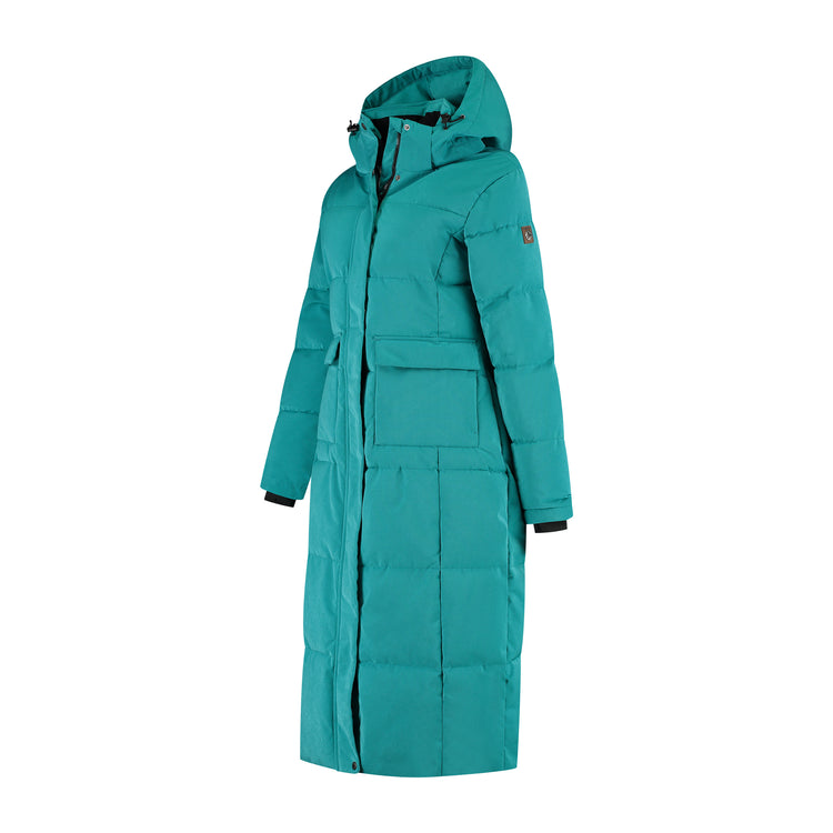 Franska Women - Puffer jacket - Water-resistant - Turquoise FL