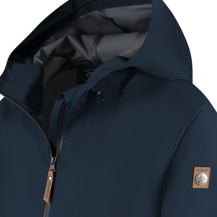 Jari - Waterproof jacket - Men - Navy DCB