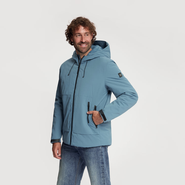 Nathan Men - Lined Hardshell Jacket - Blue MV3