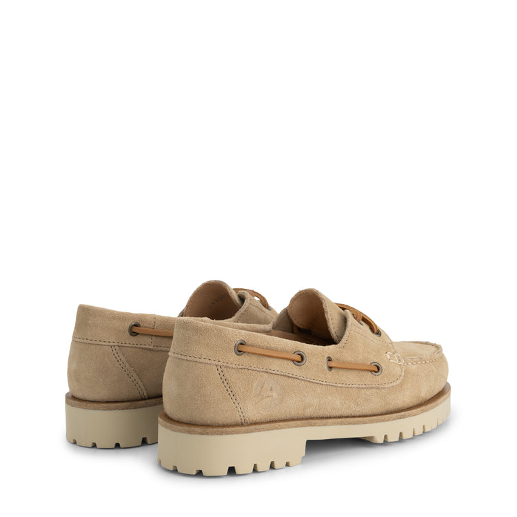Salla Women - Boat shoes - Suede - Sand BD