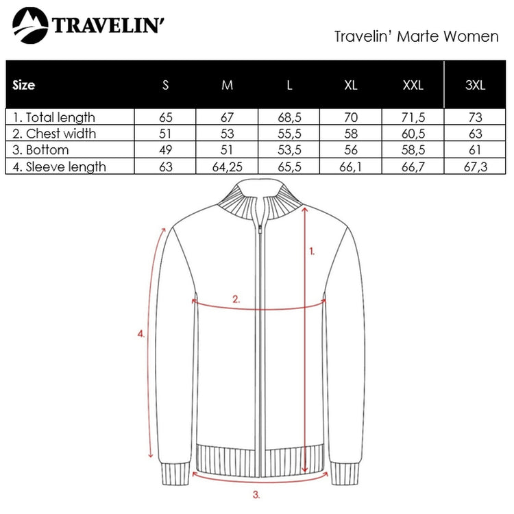 Marte Women - Outdoor sweater - Hoodie - Off-white SC