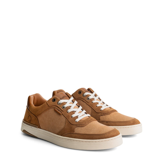 Bromley Men - Sneakers - Canvas and suede - Cognac FRD