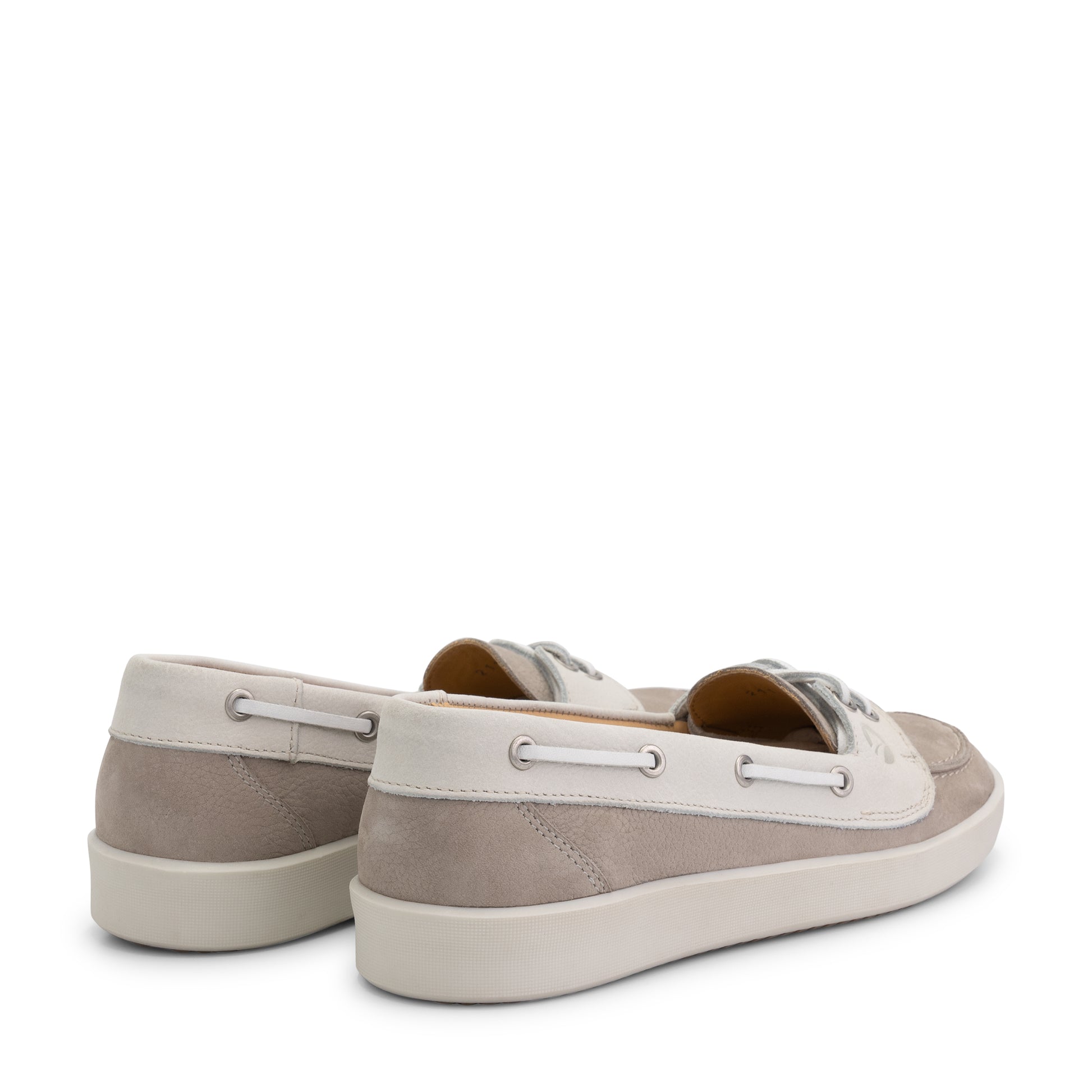 Marazion Women - Boat shoes - Leather - Grey BD