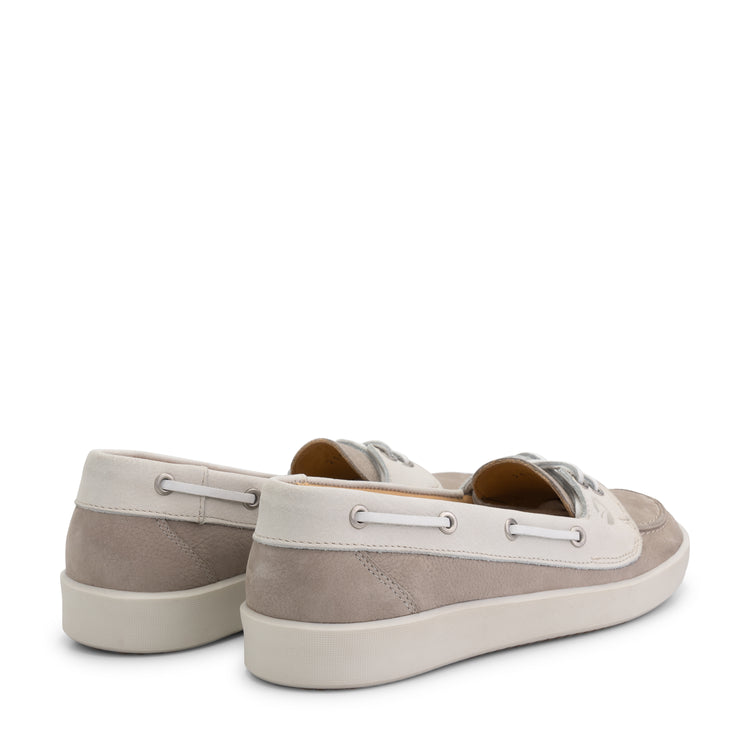 Marazion Women - Boat shoes - Leather - Grey BD