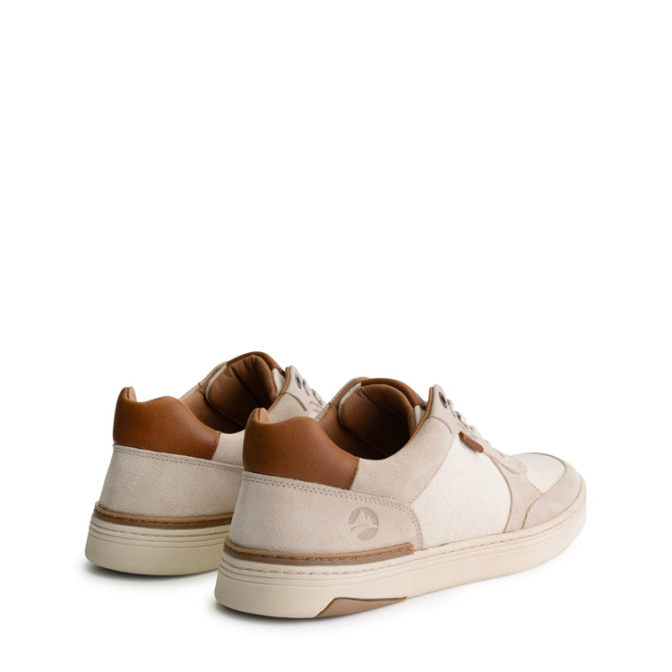 Bromley Men - Sneakers - Canvas and suede - White BD