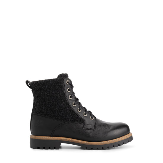 Enningdal Men - Lace-up boots - Wool/Felt - Black R