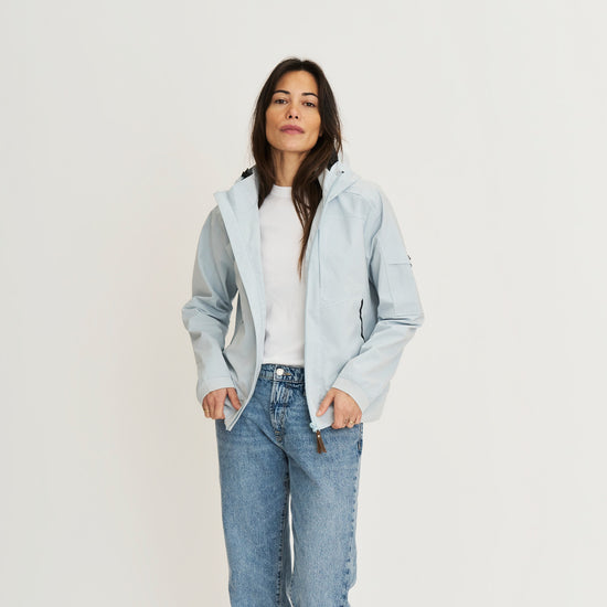 Halle Women - Hardshell jacket - Waterproof - Light blue MV