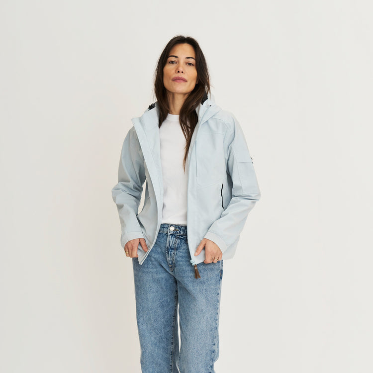 Halle Women - Hardshell jacket - Waterproof - Light blue MV