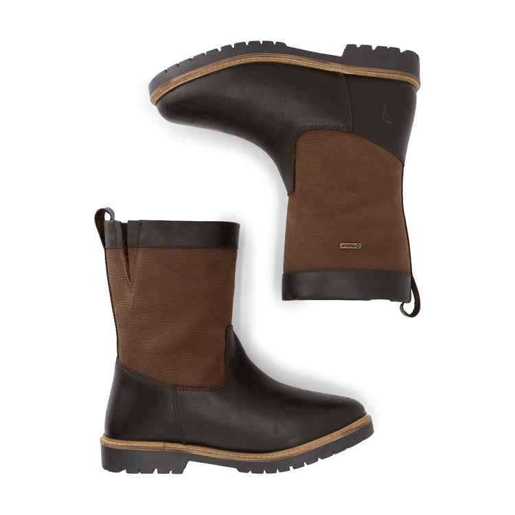 Stornes Women - Outdoor Boots - Wool-Lined - Dark Brown UPD