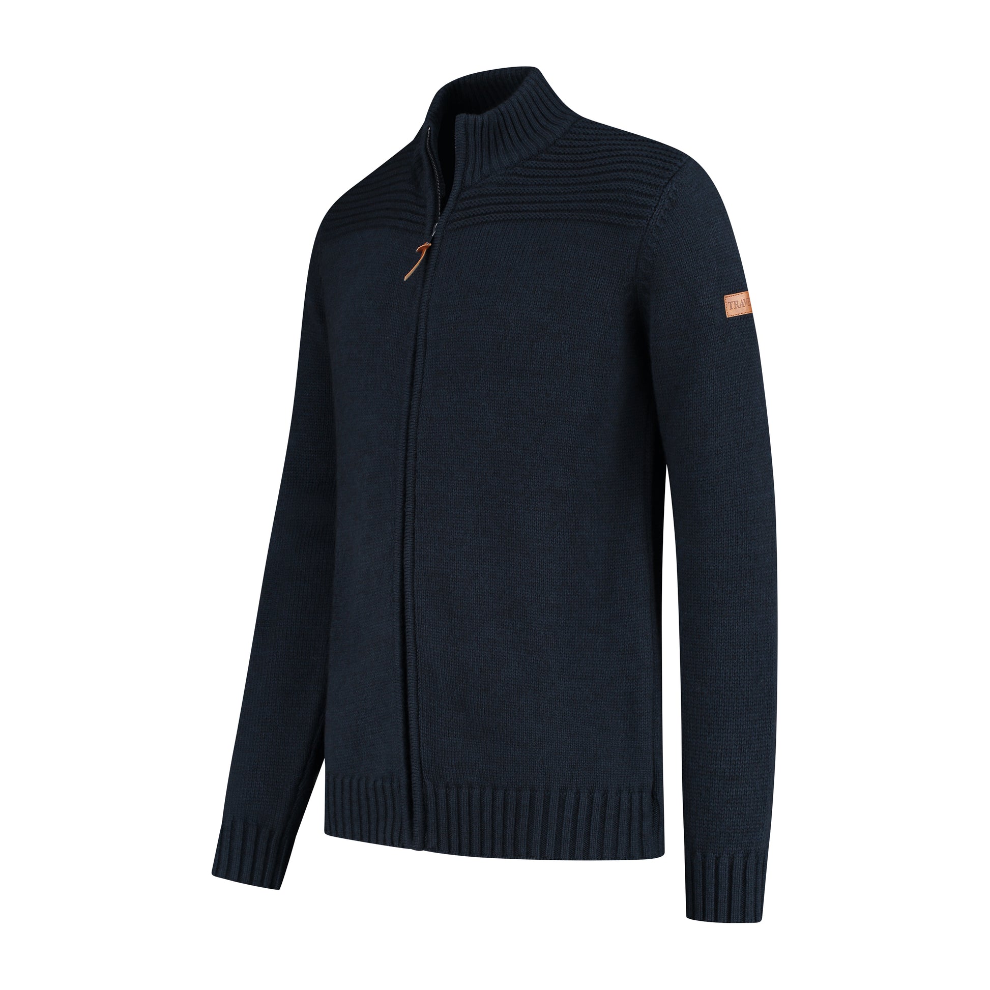 Raahe Men - Knitted cardigan - Navy FL