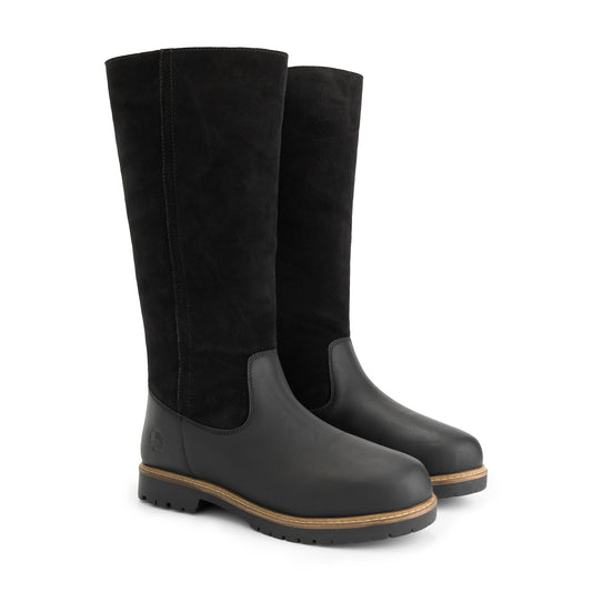 Mossoya Women - Outdoor Boots - Wool-Lined - Black FRD
