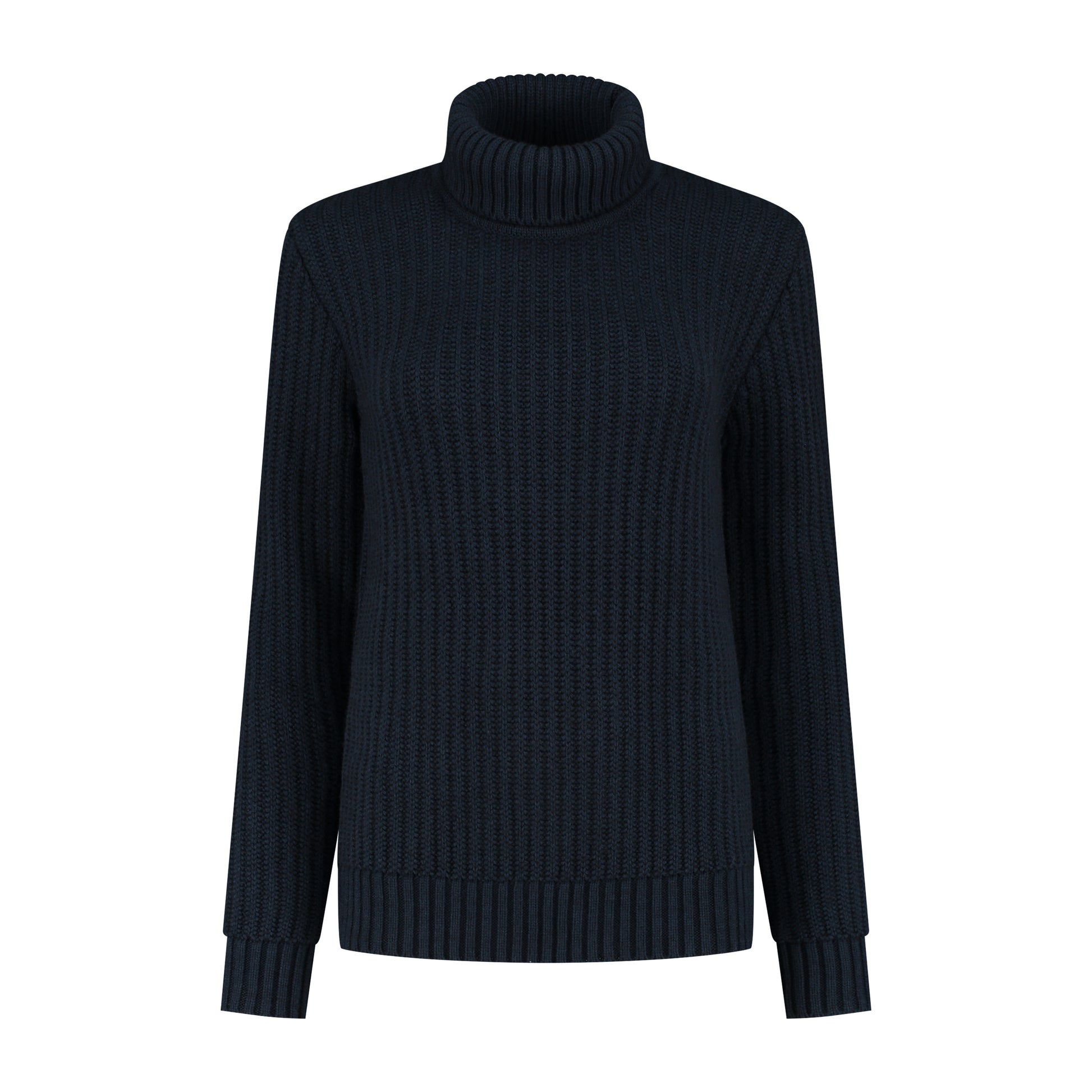 Turtleneck Boda Women - Knitted jumper - Navy F
