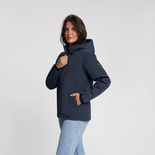 Nykke Women - Softshell Jacket - Waterproof - Navy MV2