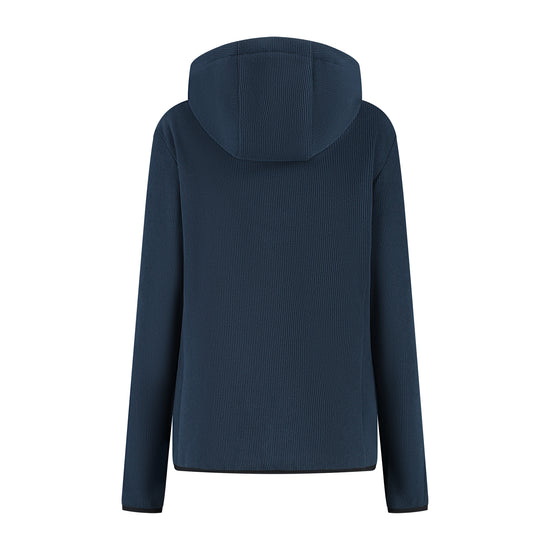Kirsten Women - Hooded Cardigan - Fleece - Navy B