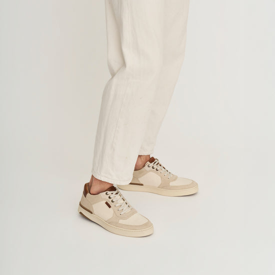 Bromley Men - Sneakers - Canvas and suede - White MV