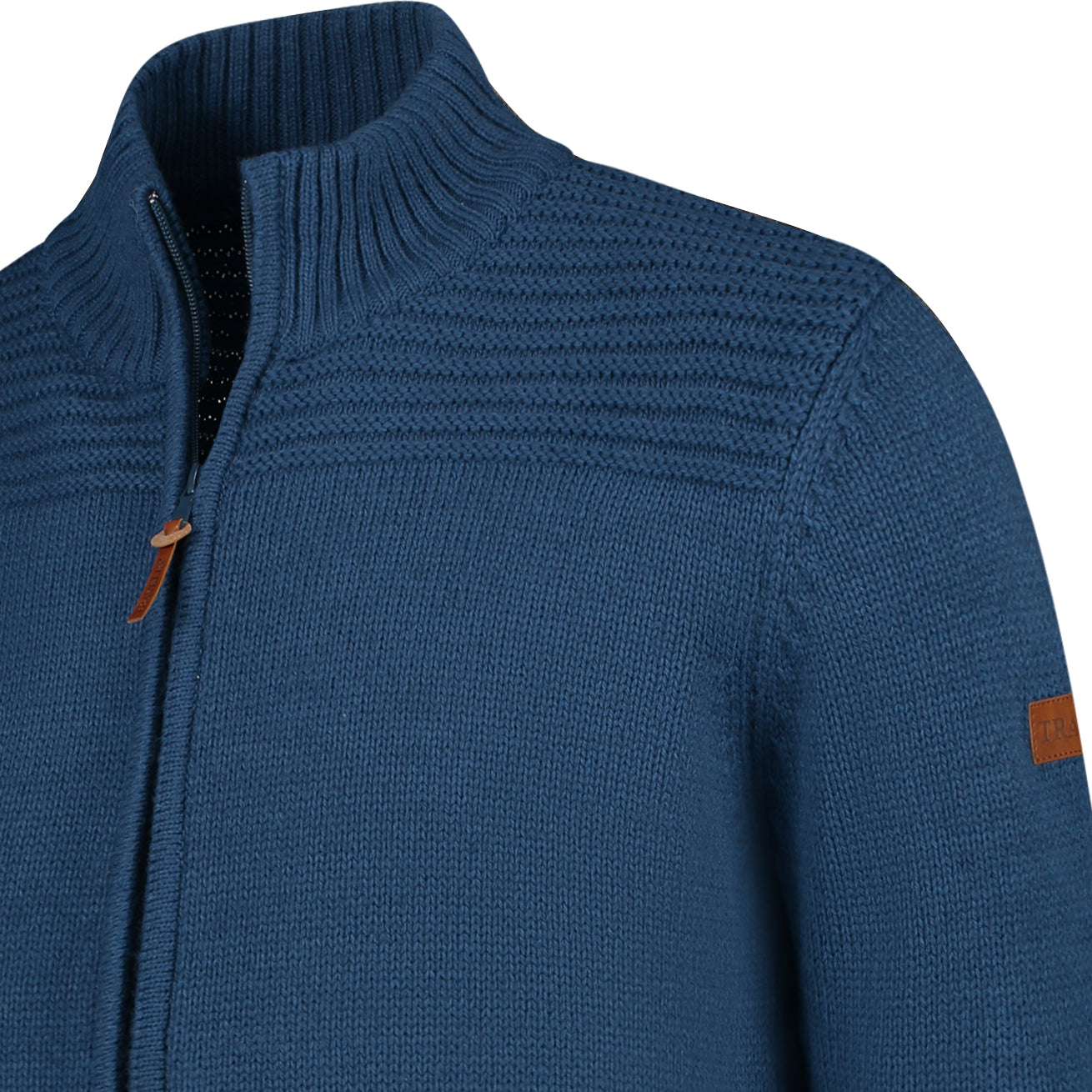 Raahe Men - Knitted cardigan - Blue DCB
