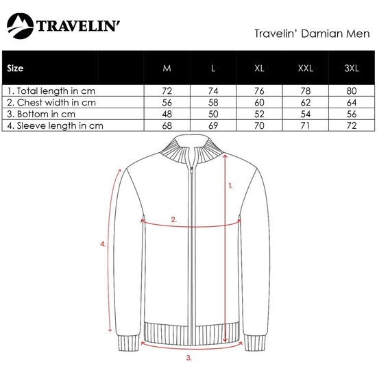 Damian Men - Outdoor cardigan - Padded - Navy SC