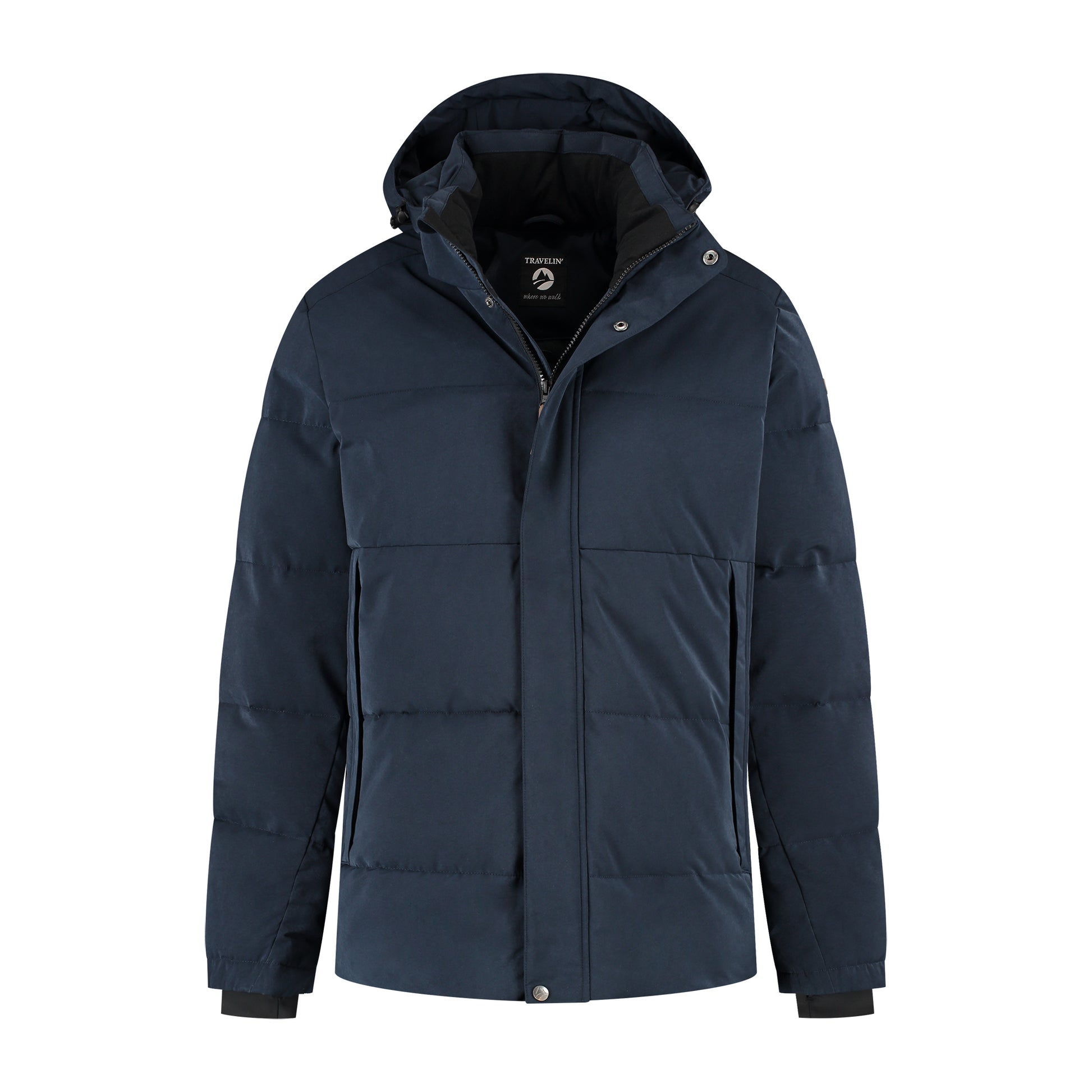 Sverger Men - Puffer jacket - Water-resistant - Navy F