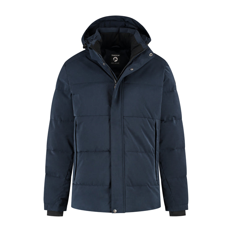 Sverger Men - Puffer jacket - Water-resistant - Navy F