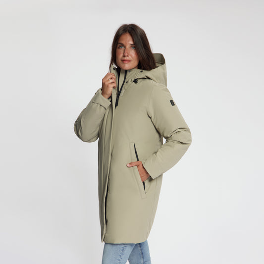 Sissel Women - Hardshell Winter Jacket - Waterproof - Light Brown MV2