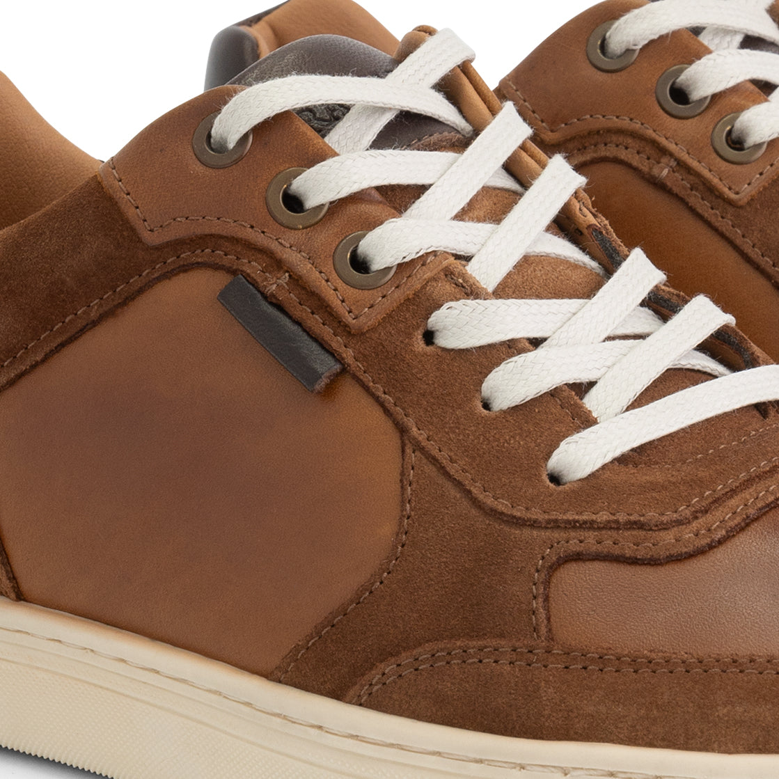 Burnham - Leather sneaker - Men - Cognac DFW