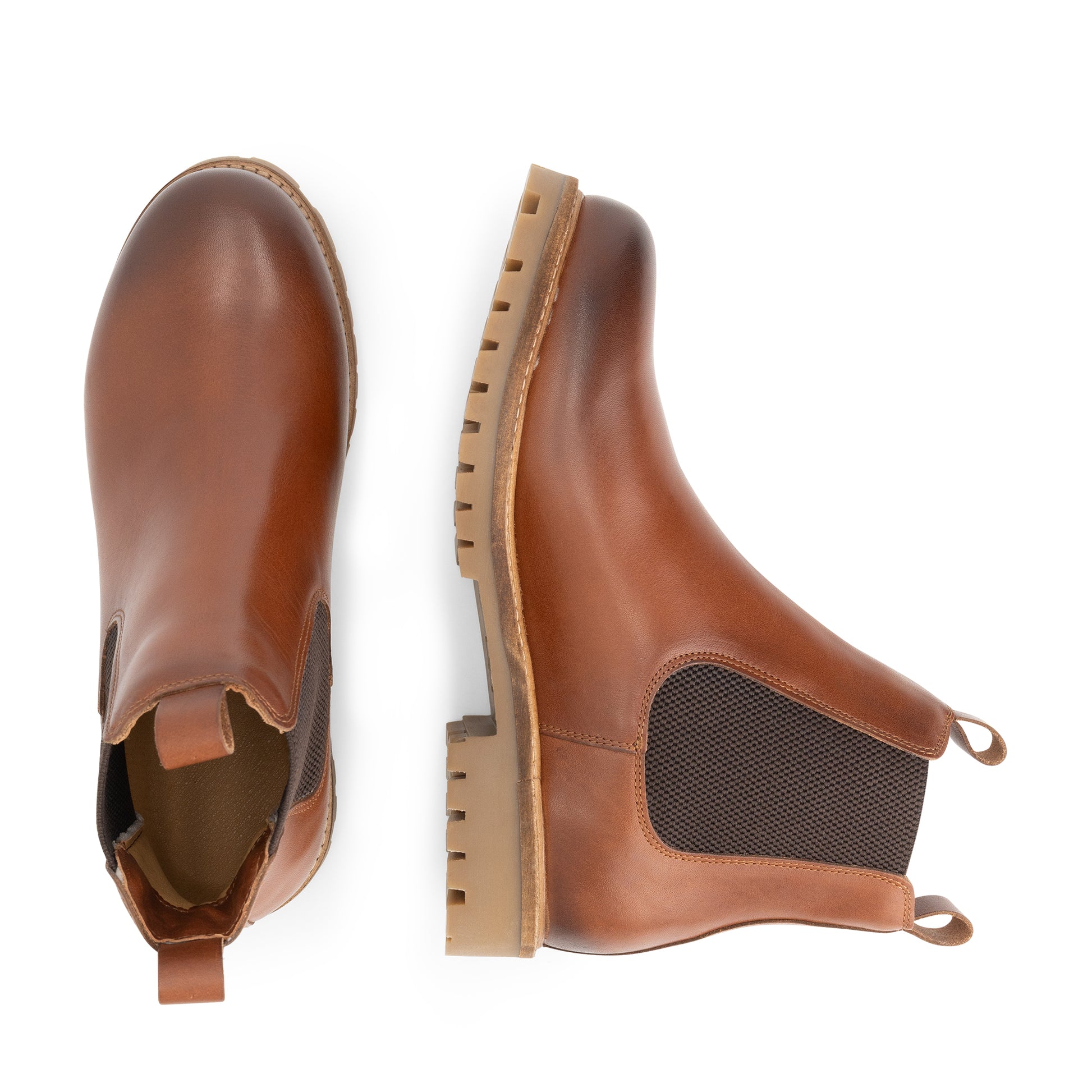 Nodeland Men - Chelsea boots - Leather - Cognac UPD