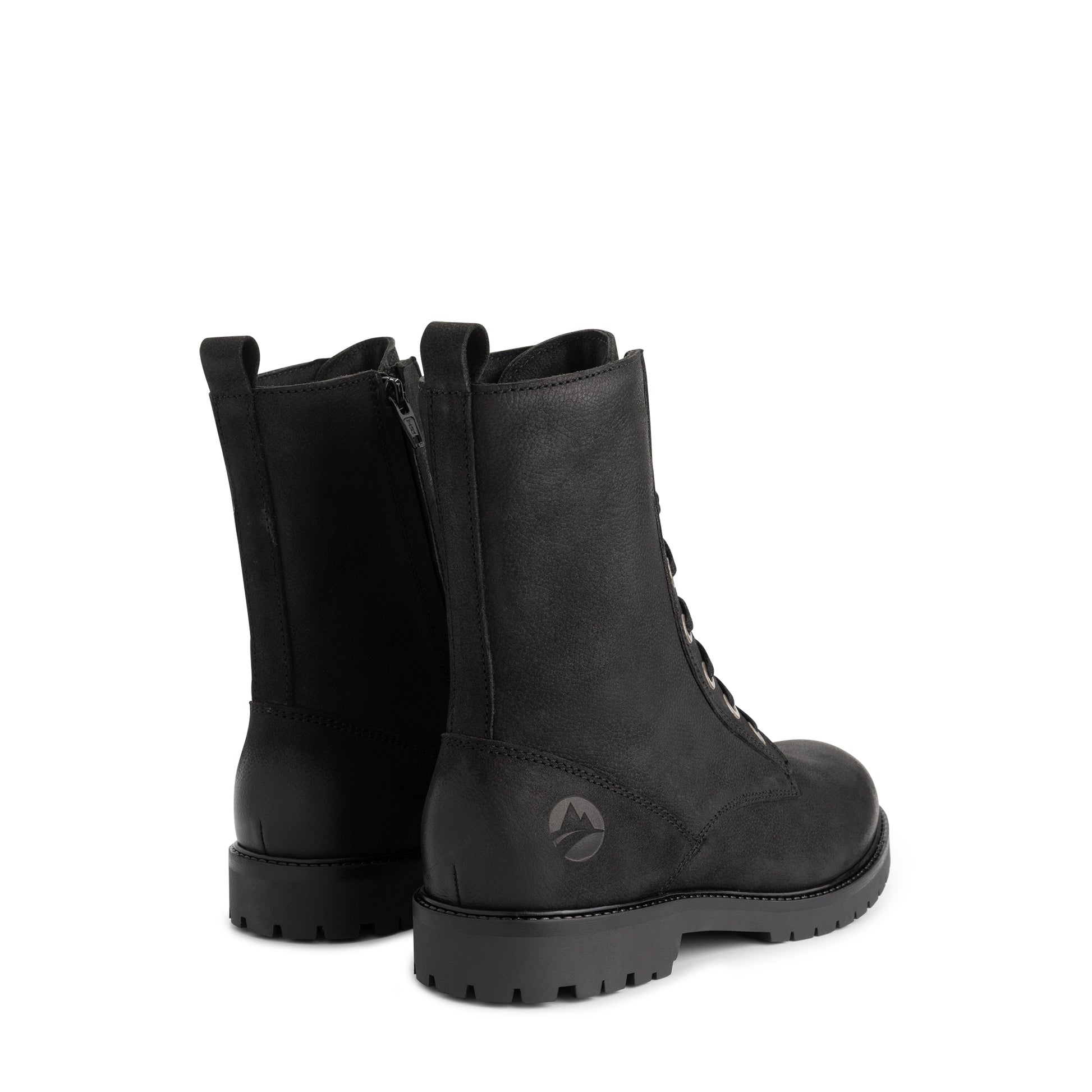 Bossvika Women - Lace-up boots - Nubuck - Black BD