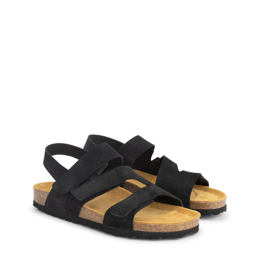 Hedeby Men - Sandals - Suede - Black FRD