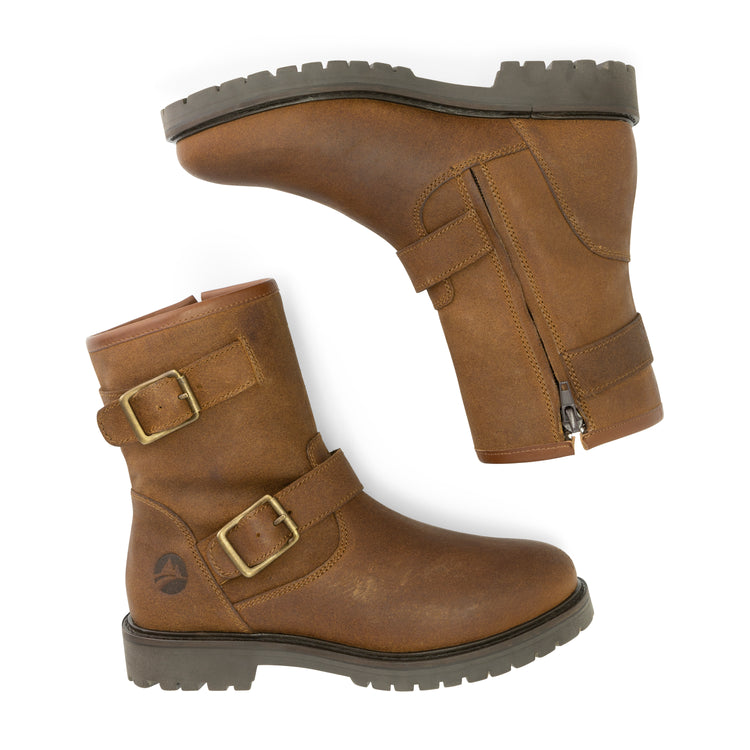 Vattrup Women - Boots - Suede - Cognac UPD