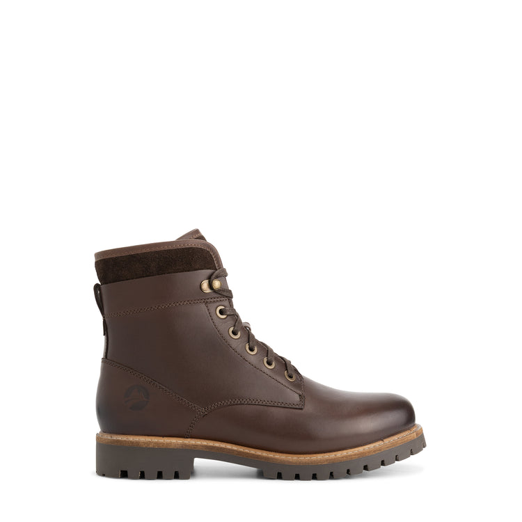 Karhamn Men - Lace-up boots - Leather - Dark brown R