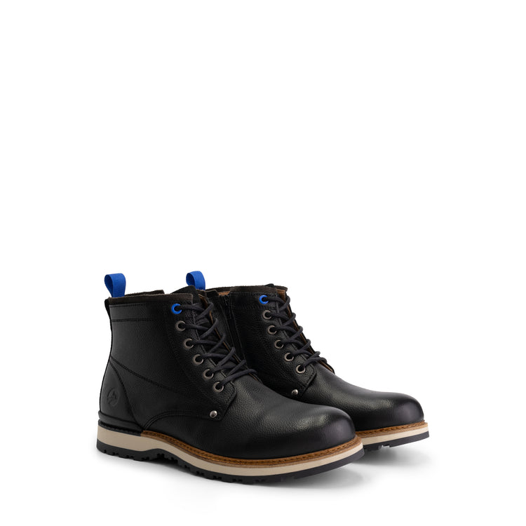 Malling Men - Lace-up boots - Leather - Black FRD