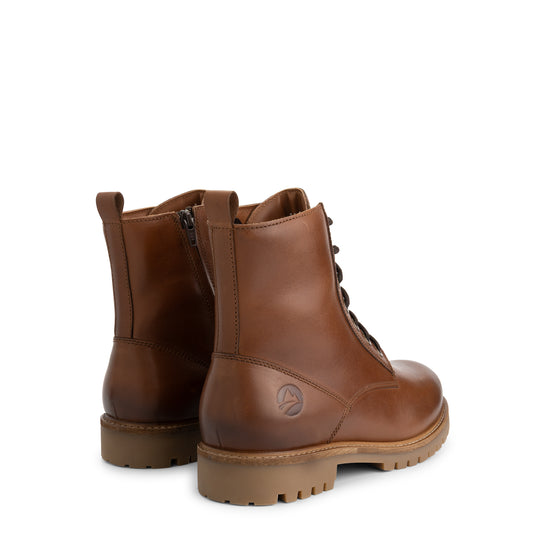 Norrland Men - Lace-up boots - Wool-lined - Cognac BD