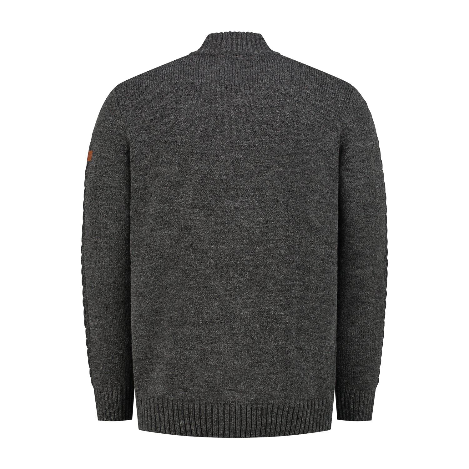 Jaali Men - Knitted cardigan - Dark antracite B