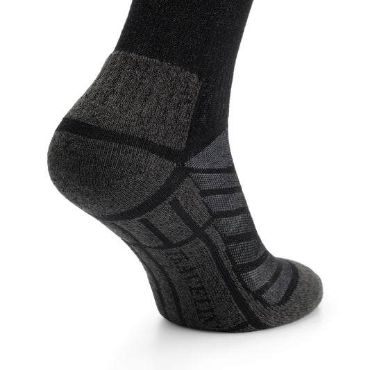 Bran Unisex 2-pack hiking socks – Seamless & breathable – Black ACC2
