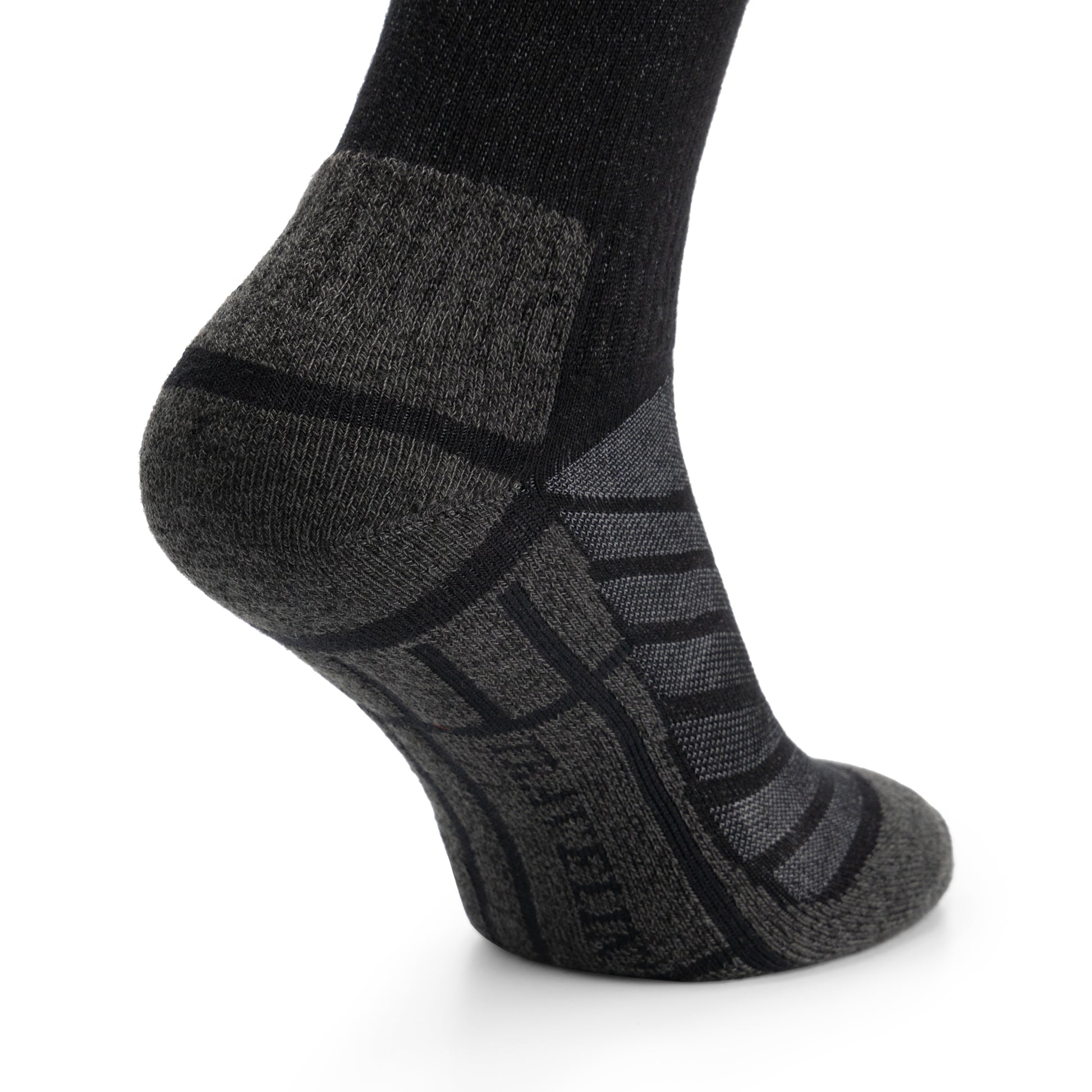 Travelin’ Bran Unisex 2-pack hiking socks – Seamless & breathable – Black ACC2