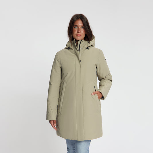 Sissel Women - Hardshell Winter Jacket - Waterproof - Light Brown MV