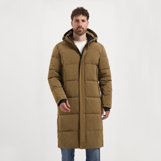 Kalmar Men - Puffer jacket - Water-resistant - Brown MV