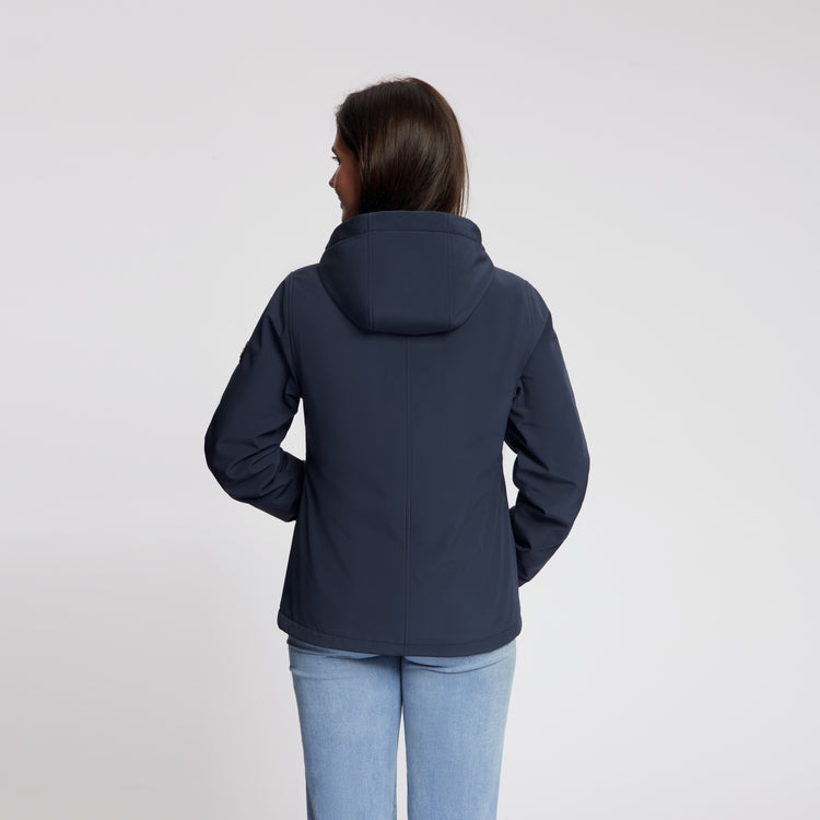 Nykke Women - Softshell Jacket - Waterproof - Navy MV3