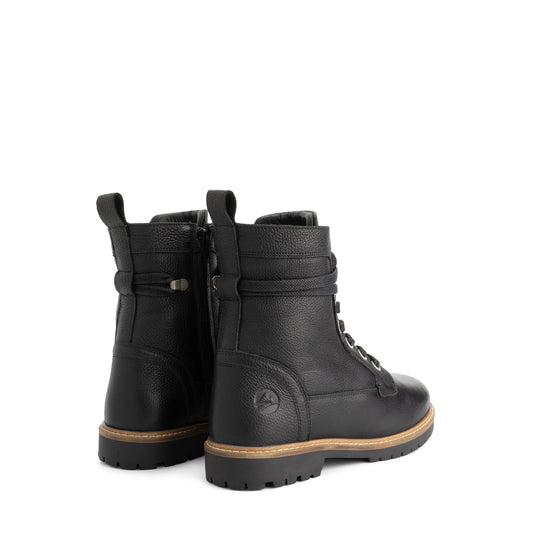 Kongsmark Women - Lace-up boots - Wool-lined - Black BD