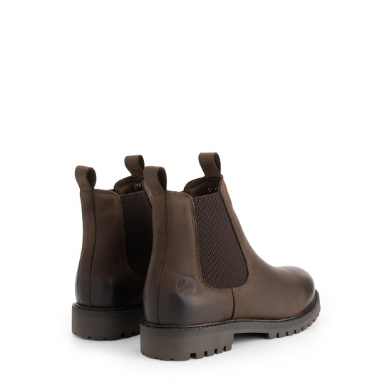 Talvik Men - Chelsea boots - Nubuck - Dark brown BD