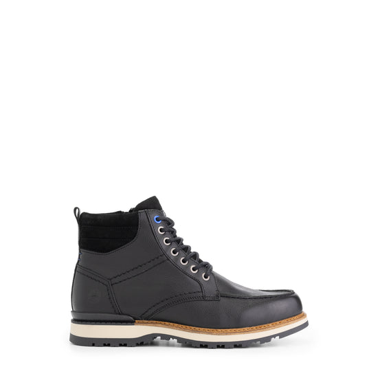 Levring Men - Lace-up boots - Wool-lined - Black R