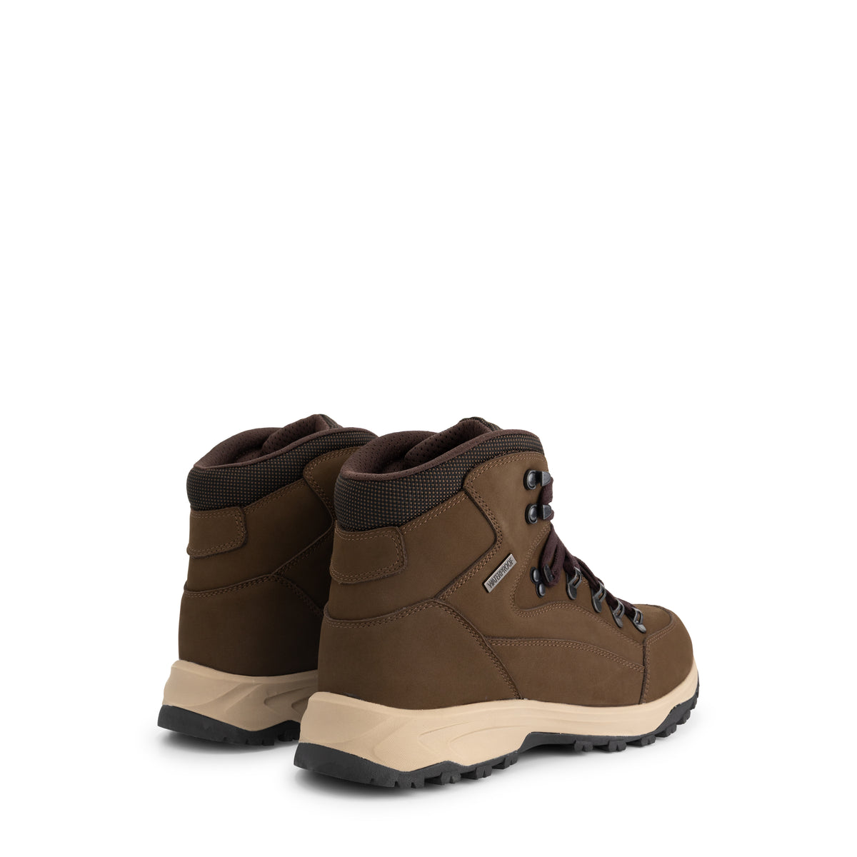 Pello Men - Mid-cut Hiking Shoes - Waterproof - Brown BD