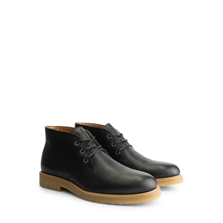Ryhall - Leather lace-up shoes - Men - Black FRD