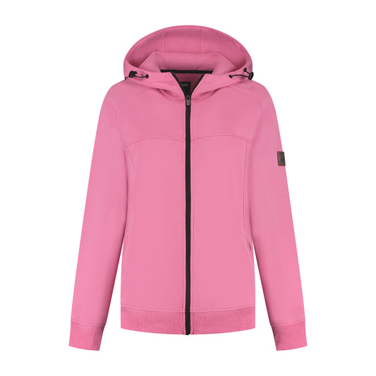 Silje Women - Outdoor cardigan - Sweater - Pink F