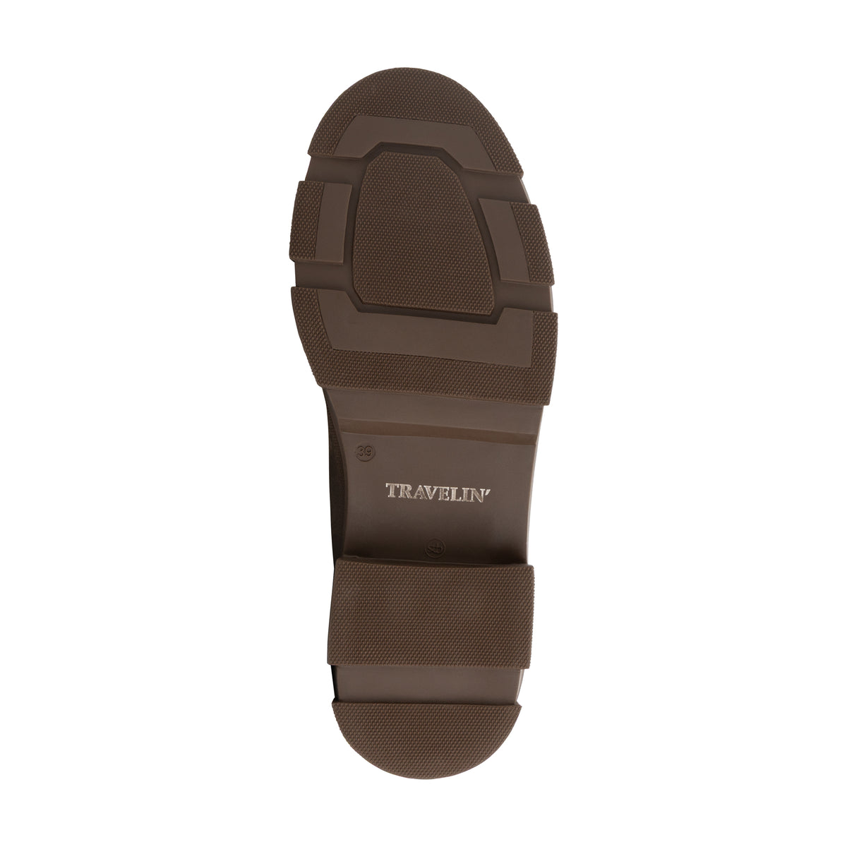 Travelin' Strilde Women - Chelsea boots - Wool-lined - Brown UNS