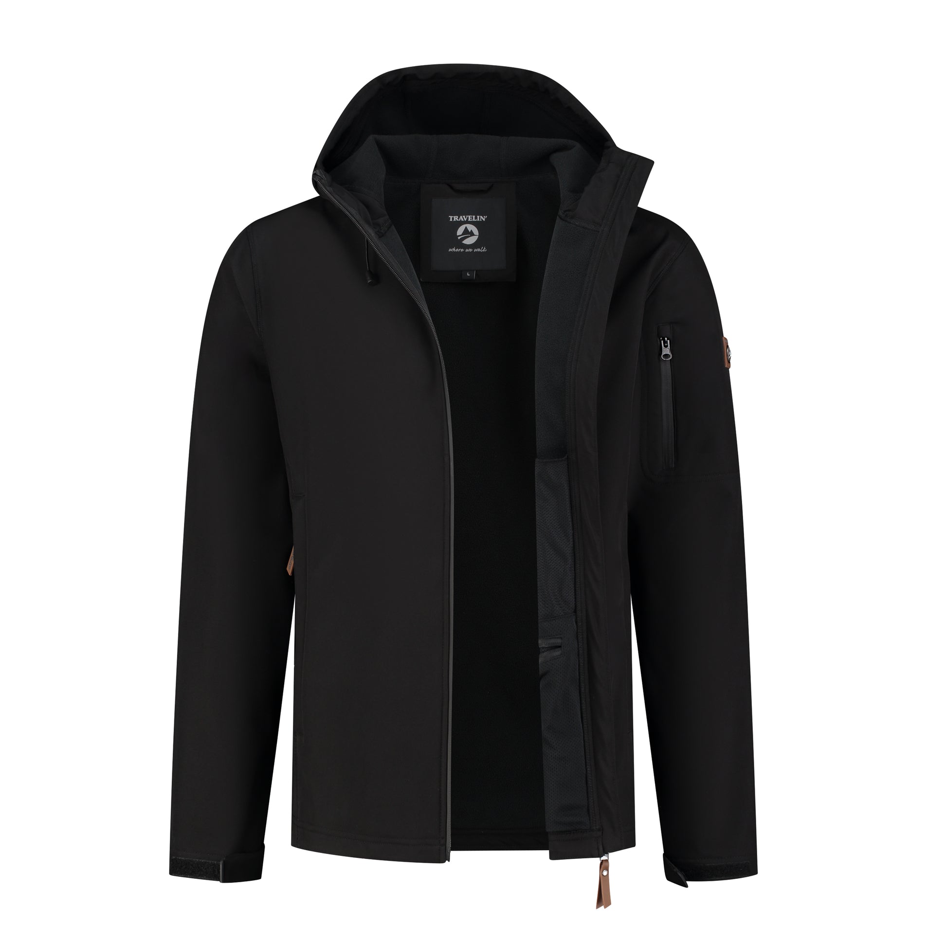 Sverre Men - Softshell jacket - Waterproof - Black CVO