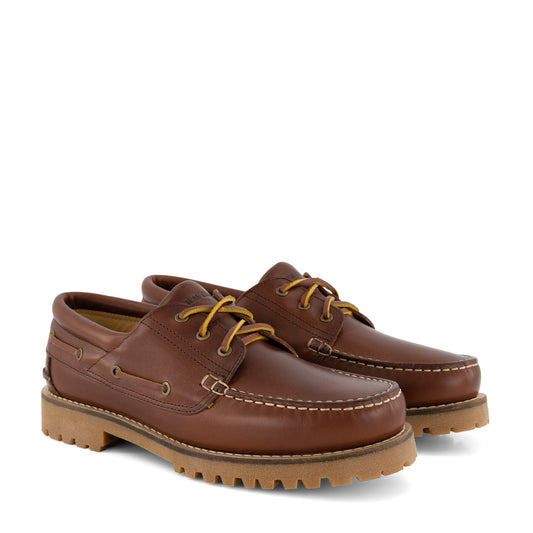 Plymouth Men - Boat shoes - Leather - Brown FRD