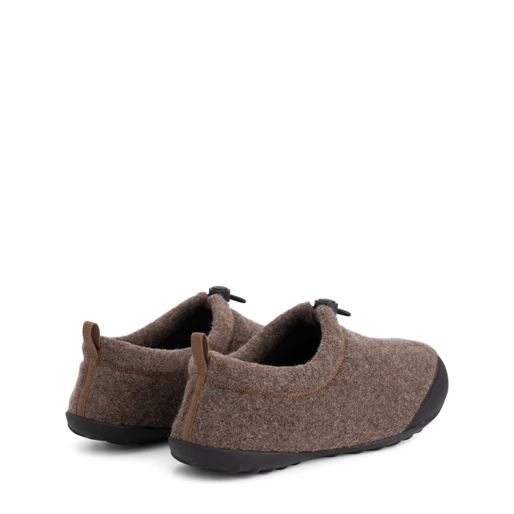 Back2Home Men - House slippers - Wool - Brown BD