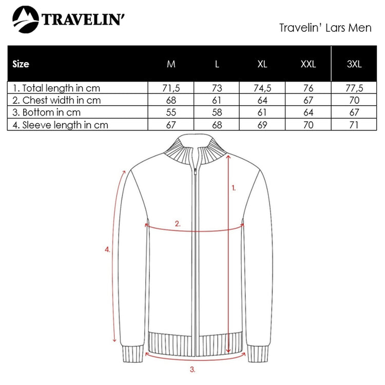 Lars Men - Outdoor cardigan - Navy SC