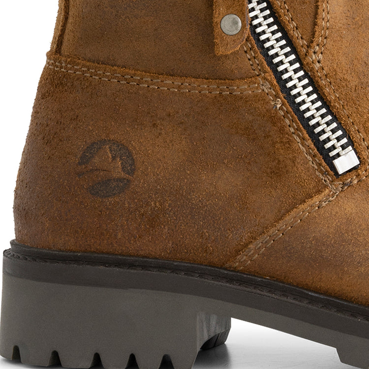 Venning Women - Ankle Boots - Suede - Cognac DFH